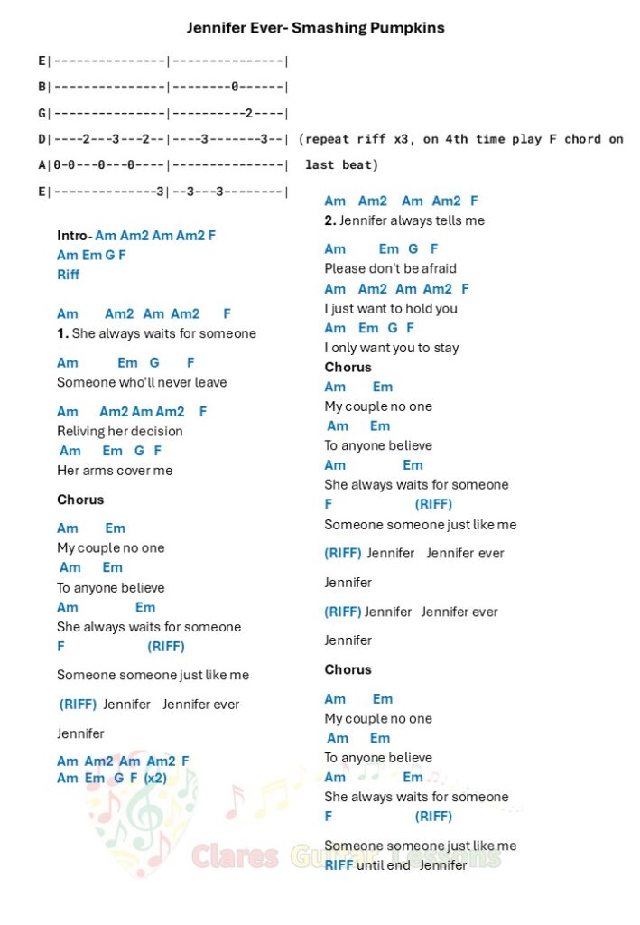 Jennifer Ever- chords