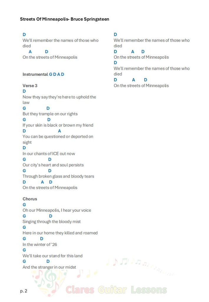 Streets Of Minneapolis_Bruce Springsteen P.2